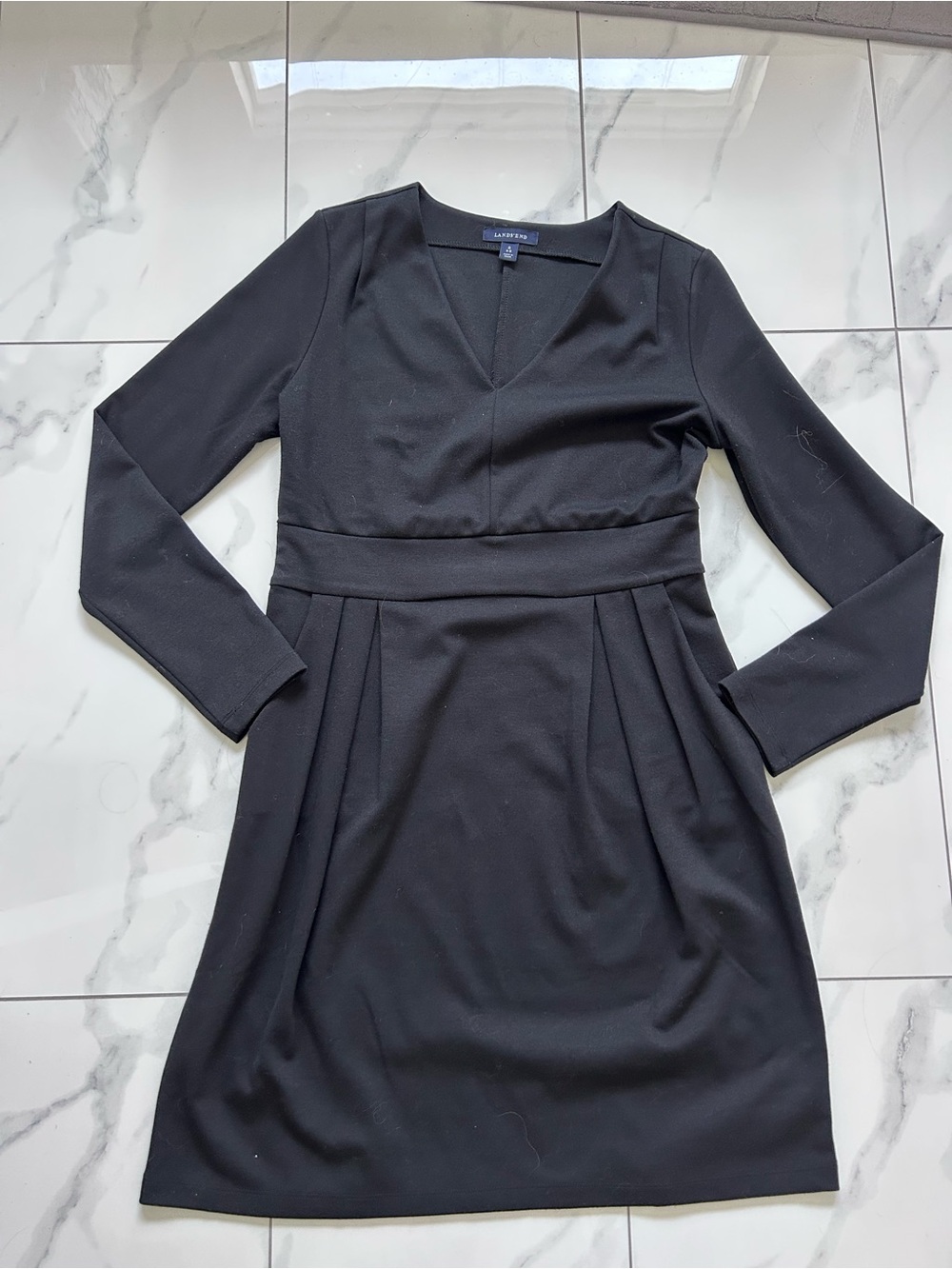 Lands end black dress